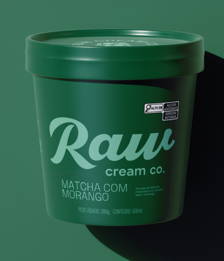 Matcha com Morango